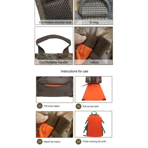 Охотиться войска сумки камуфлирования военные кладет тактический рюкзак в мешки сумки звероловства армии