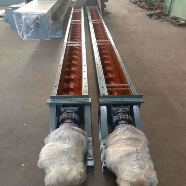 Carbon Steel Sludge Screw Conveyor Dry Powder Industrial Spiral Conveying