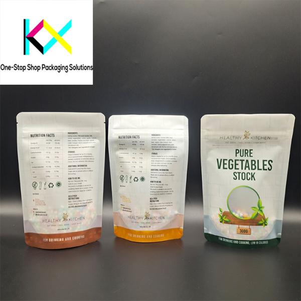 Personalized Digital Printed Packaging Pouch with Clear Window Eco Friendly Packaging Bags EU Certifed
