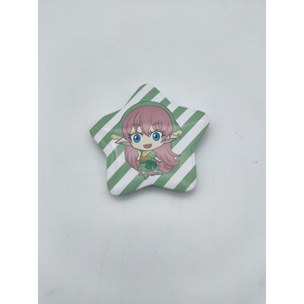 Star Cute Girl Metal Pin Badges Pentagram Shape Stainless Iron Material