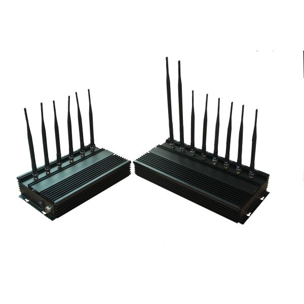 35dBm 4G WIFI High Power Jammer / Blocker EST-808N3 For Military , Black