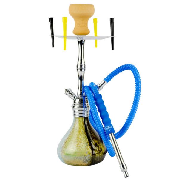 O cachimbo de água de vidro do tubo do queimador de óleo da única mangueira fuma a plataforma petrolífera da solha da parte alta de Nargila