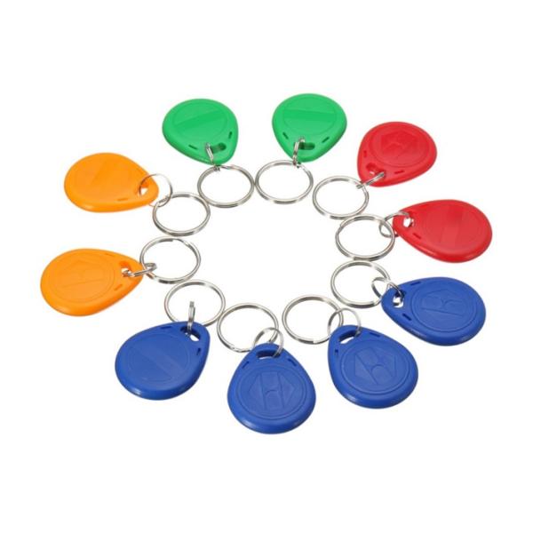 TK4100 Пластиковый RFID NFC Tag Keychain Keyless Для контроля доступа ISO14443A