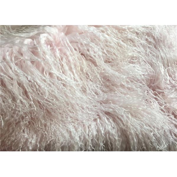 Acento natural de la piel del cordero de la manta (2' x 4') del tiro mongol auténtico casero de la piel para la silla