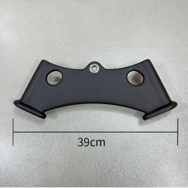 Custom Color Multifunctional Three Piece Handle Set For Back Training Strength Equipment Steel And Rubber Materials