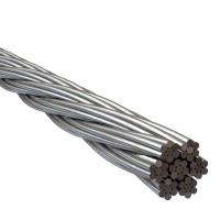 316 câbles en acier inoxydable résistants et fermes 1 * 37 12 mm pour le projet de construction