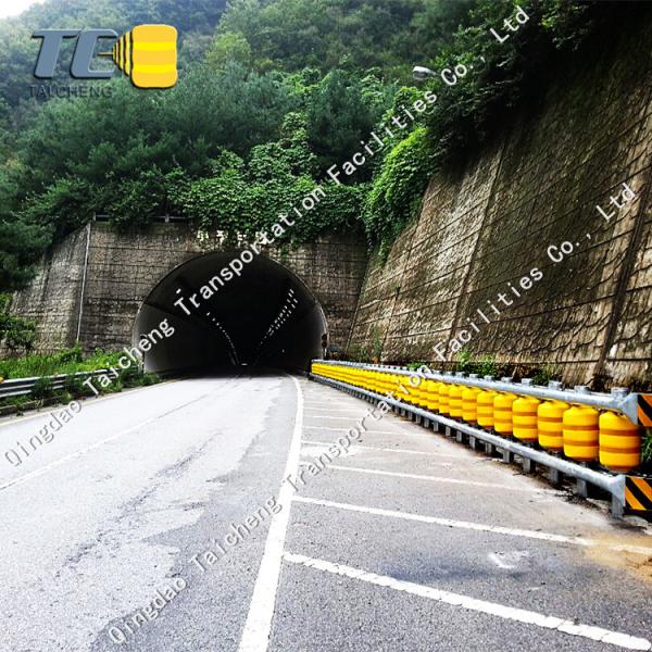 New Rotating Guardrail highway Rotating Guardrail And Pu Foam Roller Guardrail