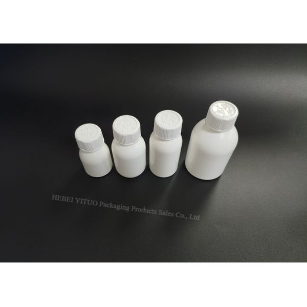 Tapa de botella Textura 3D Prescripción Botella de medicina de plástico Serigrafía