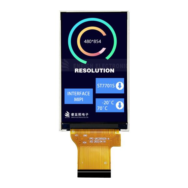 2.95 Inch TFT LCD Module 480x854 Resolution MIPI IPS IC ST7701S