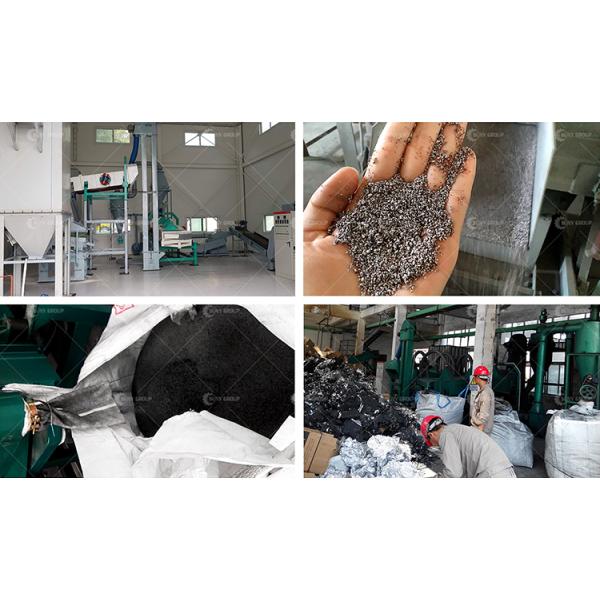 Передовая линия переработки материала из литийных батарей из автомобильных батарей