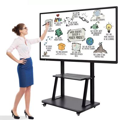 86 Inch Lcd All-In-One Touch Screen Smart Board Interactive Whiteboard Without Projector
