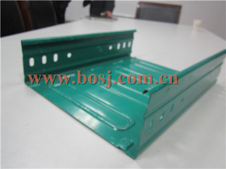 Galvanised Perforated Metal Steel  Cable Tray Roll Forming Machine With MITSUBISHI PLC
