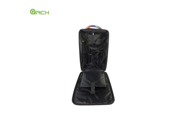 Printing Polyester Trolley Bag Soft Sided Luggage with One Front Pocket