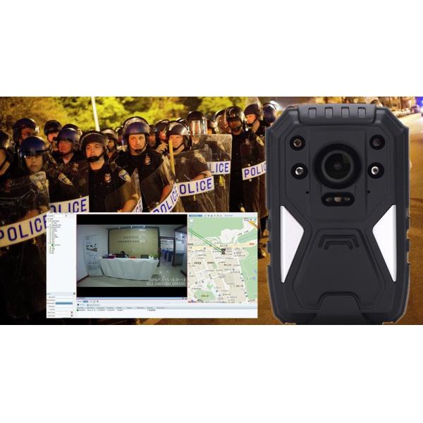 Law Enforcement 4G Body Camera , Wide degree wearable police cameras 11 hours