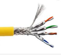 Le câble Ethernet SFTP 4 de 22AWG 1000MHz Cat8 appareille la basse interférence