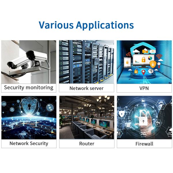 12th Gen Intel N100 Fanless Mini PC with Quad Core Processor 4x 2.5G Intel NICs and Dual OS Compatibility