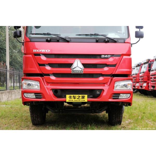 Touch Screen Used HOWO Heavy Truck 340 HP 6X4 5.6m Dump Trucks at for 2 Passengers
