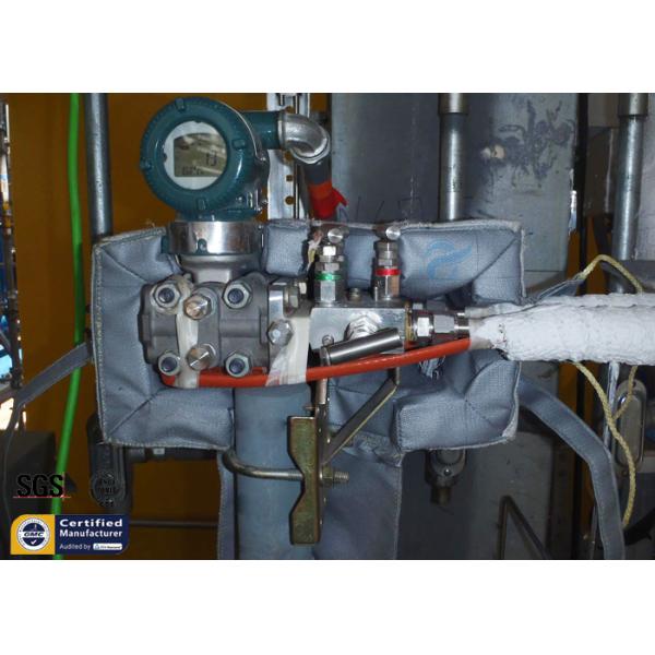 Термоизоляция передатчика покрывает съемные серые материалы 300℃ стеклоткани