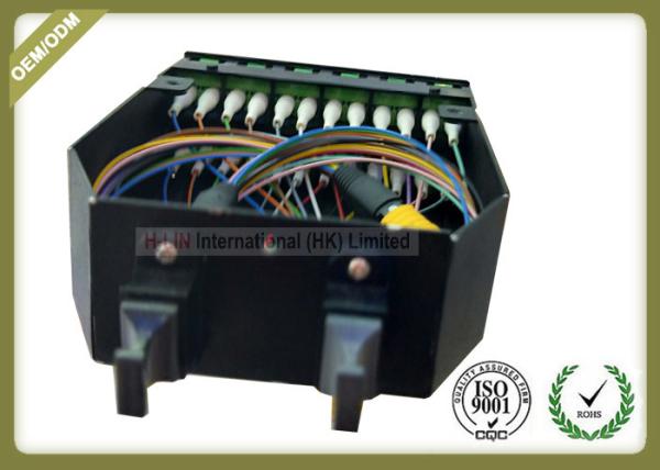 24 Cores FTTH Termination Box MPO Metal Cassete With LC Adapters