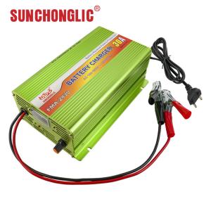 Portable 24V 30A AGM GEL Battery Charger 3 Stage Smart Battery Charger Antirust