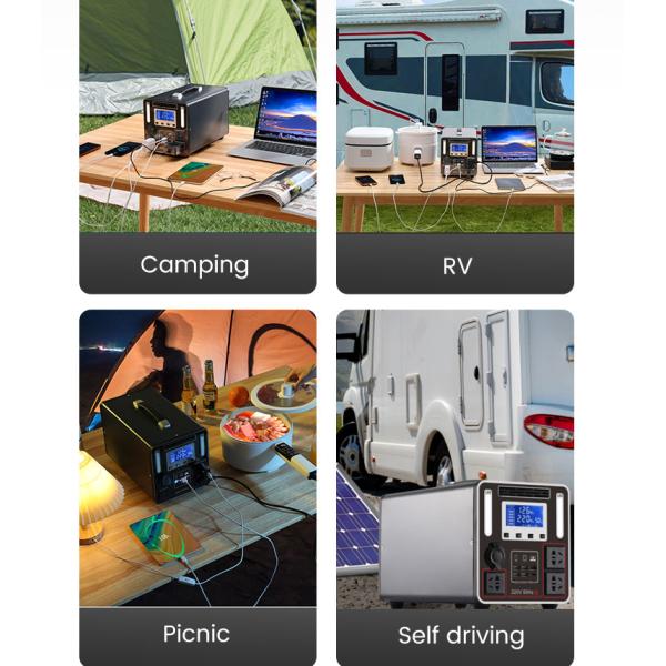 1200 Вт портативная электростанция литий-ионная 12В 100ah 120ah солнечная батарея