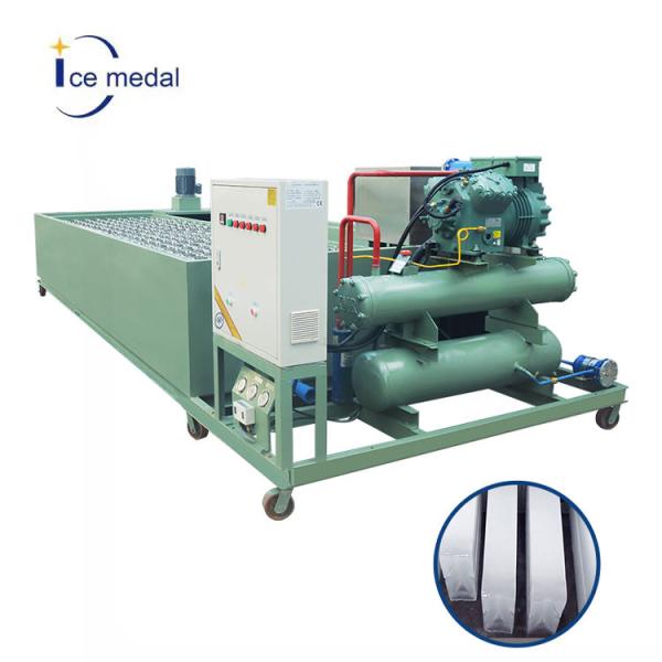 Industrial 10tons 20tons 22.5kw Block Ice Machine 8490*2000*1370 Mm