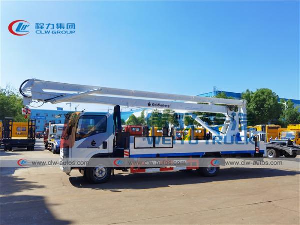 Caminhão da plataforma de trabalho aéreo de Isuzu LHD 18m 20m 22m