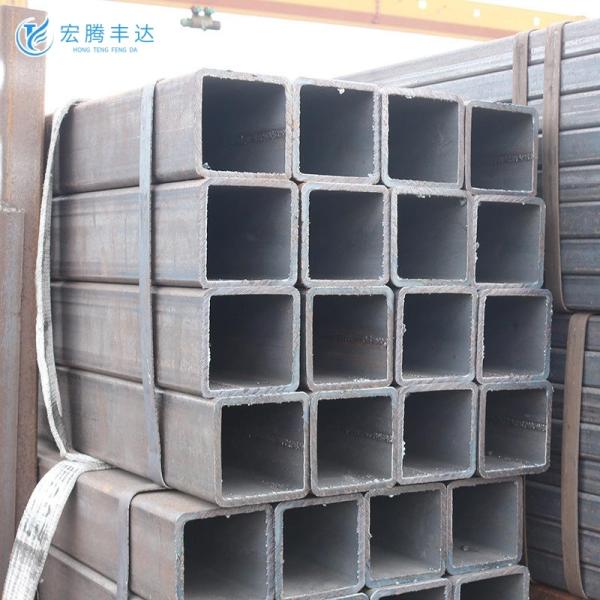 Q235 Tubo de acero cuadrado sin costura laminado en caliente con secciones huecas de acero al carbono