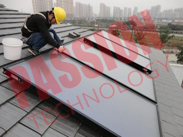 Coletor solar de placa lisa do elevado desempenho com apoio da liga de alumínio