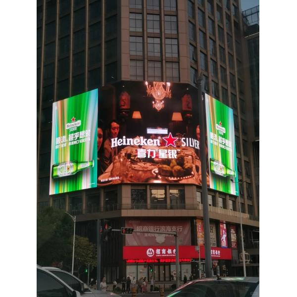 Centro comercial LED Panorama P6.67 alquiler al aire libre / instalación fija pantalla LED