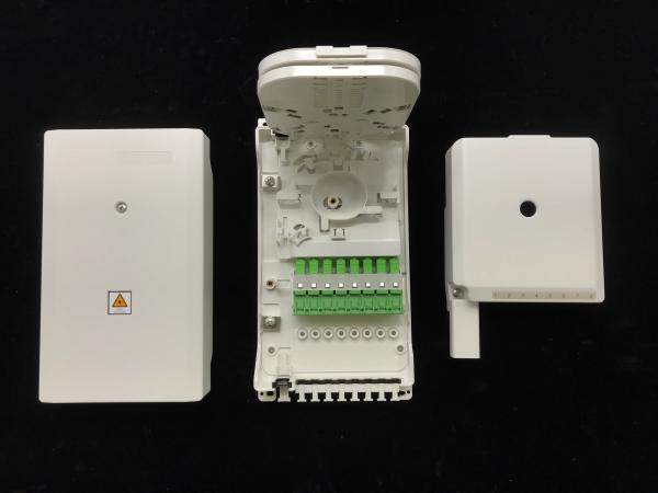 Caixa segura da terminação da fibra ótica da selagem 1x8, caixa do divisor de FTTH para exterior/interno