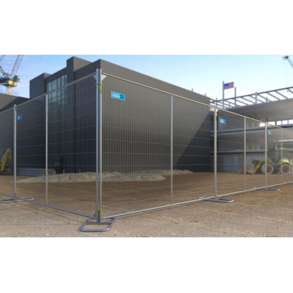 Hot Dipped Galvanized Heras Fencing 2x3.5M Portable Temporary Fence for Construction Sites