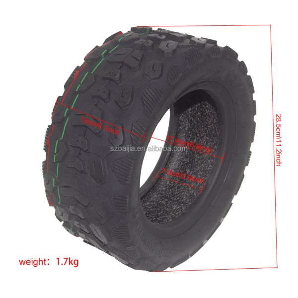 125/60.7 Inch Electric Scooter Tire Rubber Tyre Scooter With Shock Absorber Damper