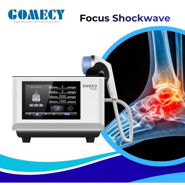 Gomecy Focus Shockwave Therapy Soft Type Shockwave Extracorporeal Shock Wave Therapy Machine