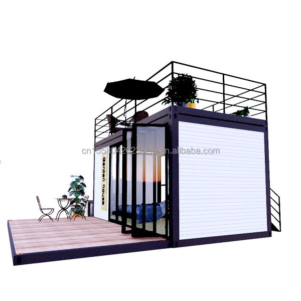 Casas de contenedores de lujo Apartamentos prefabricados modernos Villas y cabañas de madera