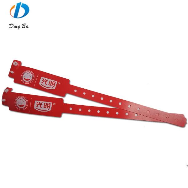 Jewelry Type Bracelets Eco-Friendly Plastic Disposable for Concerts PVC/Vinyl Wristbands