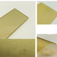 Gold Metallic Mesh Fabric Laminated Glass