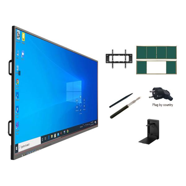 3840 x 2160 Resolution 40-50 Touch Points Anti-glare Surface Interactive Smart Board Digital Whiteboard