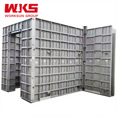 Silver / Grey Metal Formworks Durable Concrete Formwork Systems