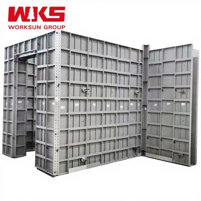 Silver / Grey Metal Formworks Durable Concrete Formwork Systems