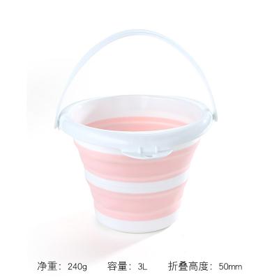 Collapsible 10L Foldable Plastic Bucket Space-Saving Design for Camping Car Wash Outdoor Adventures