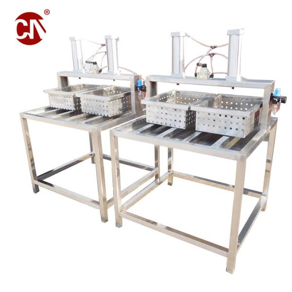 Serviço pós-venda Máquina automática comercial de fabricação de queijo para processamento de laticínios de 500L