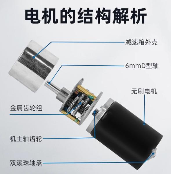 Factory 12v 24v 36mm high torque low rpm brushless planetary dc gear motor gearbox