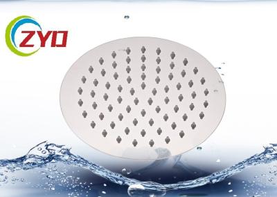 8Inch 20mm Diameter  Water Saving  Round Stainless Steel Chrome Bathroom Accessory Rain Shower Hand Super Thin
