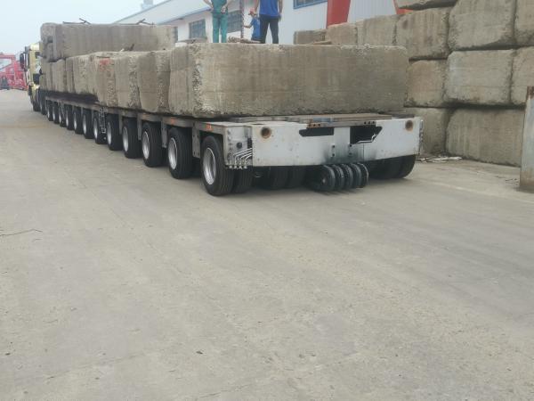 300 Tons Heavy transport Multi Axis Hydraulic Self-Propelled Modular Semi Trailer for transformer transport
