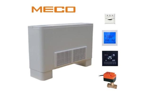Molhe a unidade ereta refrigerada 2RT 800CFM da bobina do fã do assoalho para o condicionamento de ar do hotel e do escritório