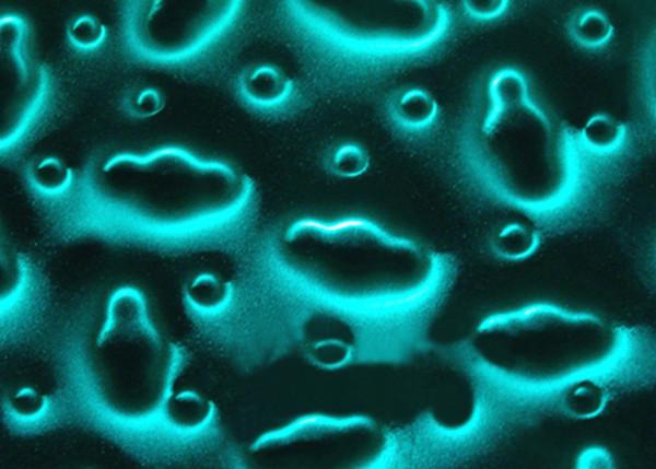 Printed EVA Laminated Glass 11.5mm Liquid Stereoscopic Effect Pattern