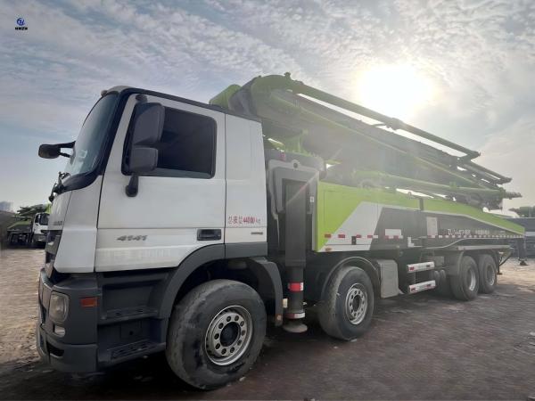 2020  Used Concrete Pumper Truck Zoomlion ZLJ5449THB 56X-6RZ On Chassis Mercedes Benz Actros 4141