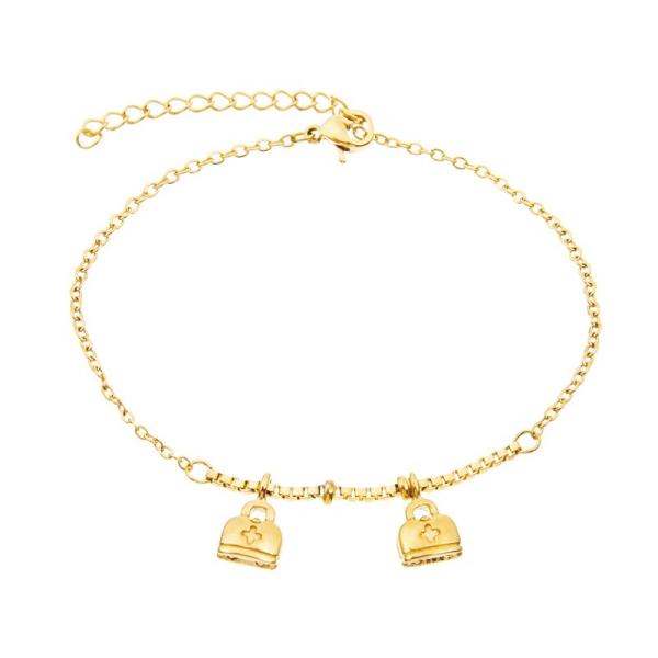 Braceletes originais do elo de corrente do projeto ajustáveis para mulheres Hiphop/rocha