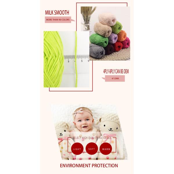 рука руки 4ply вяжет пряжи вязания крючком хлопка молока 60% хлопок 40% пряжи вязать